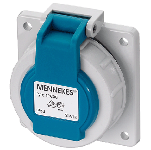 Mennekes Panel mounted receptacle SCHUKO 10808