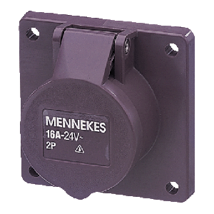 Mennekes Panel mounted receptacle 1657