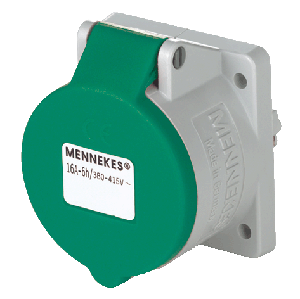 Mennekes Panel mounted receptacle 1676