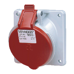 Mennekes Panel mounted receptacle 3022