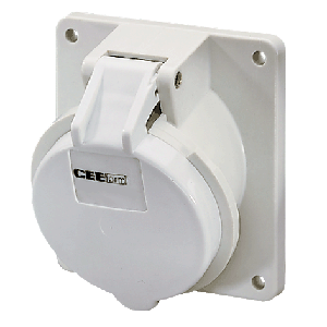 Mennekes Panel mounted receptacle 3218