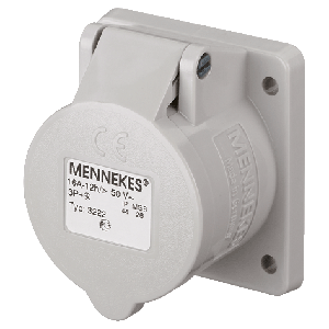 Mennekes Panel mounted receptacle 3222