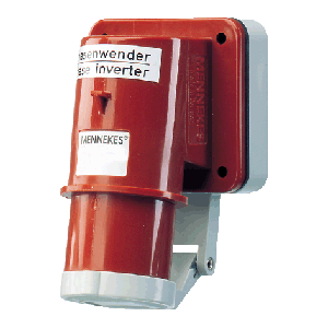 Mennekes Wall mounted phase inverter inlet 3356