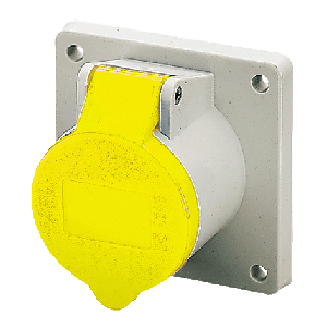 Mennekes Panel mounted receptacle 3449