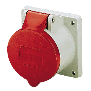 Panel mounted receptacle socket MENNEKES TYP 3451 NO.3451 IP44 400V 32A 3P+N+E 