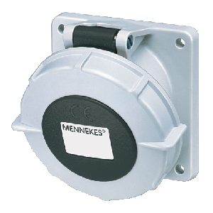 Mennekes Panel mounted receptacle 3587