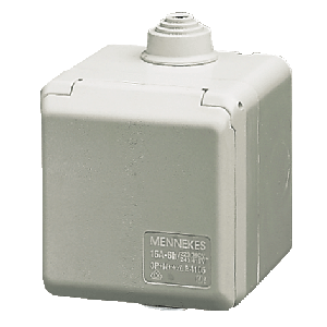 Mennekes Cepex wall mounted receptacle 4104