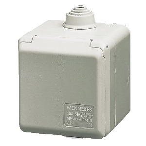 Mennekes Cepex wall mounted receptacle 4106