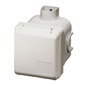 Mennekes Cepex flush mounted receptacle, alpine white 4243