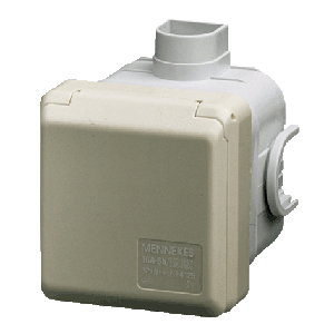 Mennekes Cepex grounding-type flush mounted receptacle 4902