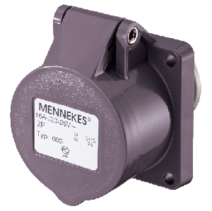 Mennekes Panel mounted receptacle 603