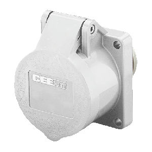 Mennekes Panel mounted receptacle 617