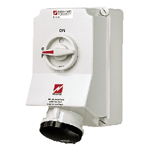 Mennekes Wall mounted receptacle 6580