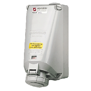 Mennekes Wall mounted receptacle 7445