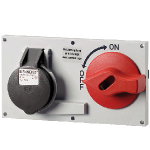 Mennekes Panel mounted receptacle 7506