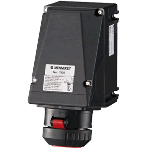 Mennekes Wall mounted receptacle 7806