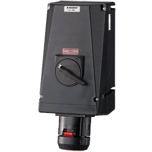 Mennekes Wall mounted receptacle 7856