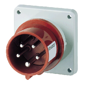 Mennekes Panel mounted inlet 821